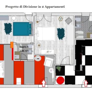 MinItalien Rendering - Planimetrie 2D - Linea Full Color Visby 2D Plan