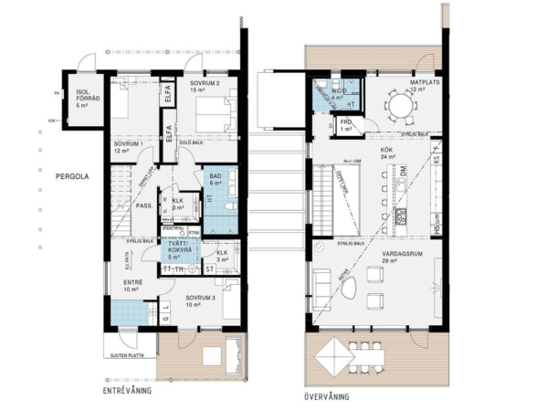 MinItalien Rendering - Planimetrie arredate 2D - Linea Classic - Fair