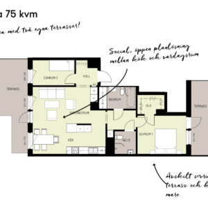 MinItalien Rendering - Planimetrie arredate 2D - Linea Classic - Show