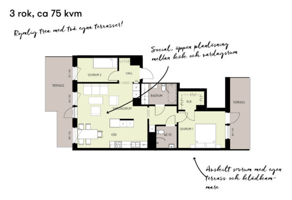 MinItalien Rendering - Planimetrie arredate 2D - Linea Classic - Show